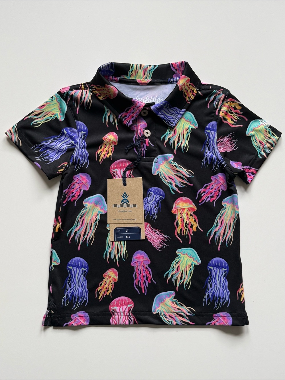 Chubbies Boys “Lil Don’t Be Jelly” Performance Polo - Size 2T